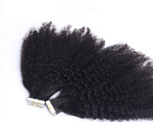 Raw Afro Curly Tape-In Extensions
