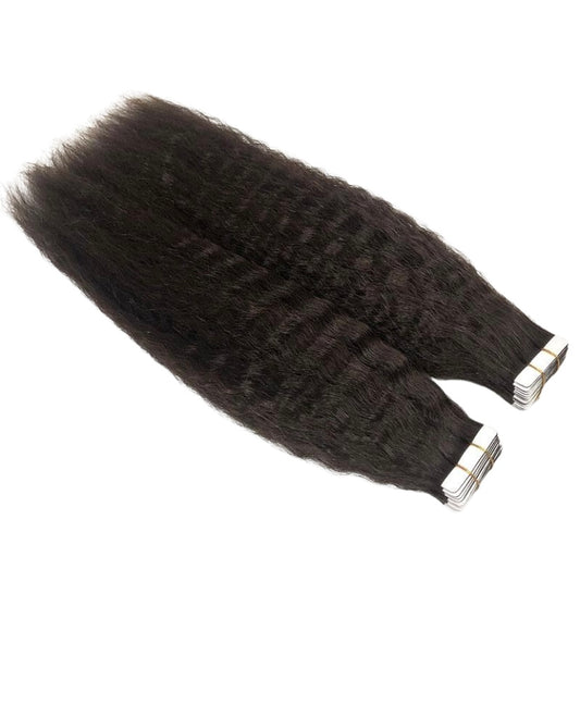 Raw Textured Straight Tape-In Extensions